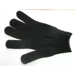 перчатки 6-ниточные черные